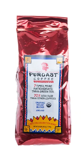 Comprar Puroast Organic Low Acid Coffee Ground House Blend -- 2.5 lbs