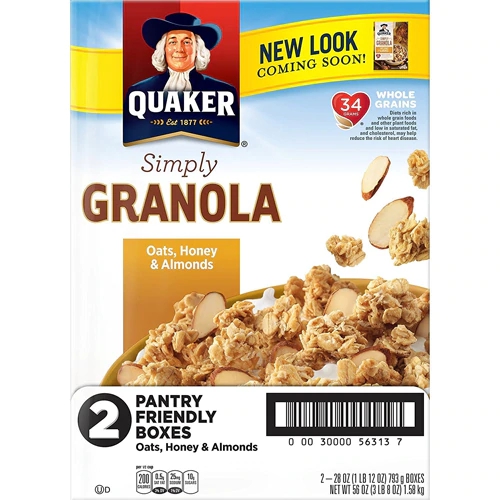 Comprar Quaker Simply Granola Oats, Honey & Almond -- 28 oz Each / Pack of 2