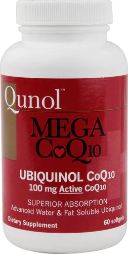 Qunol Mega CoQ10 -- 100 mg - 60 Softgels