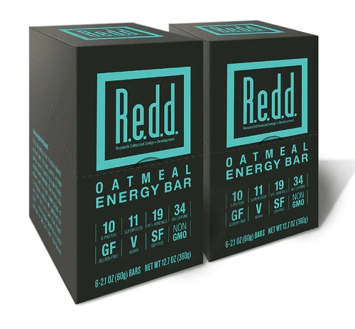 R.e.d.d. Superfood Energy Bar Oatmeal -- 6 Bars