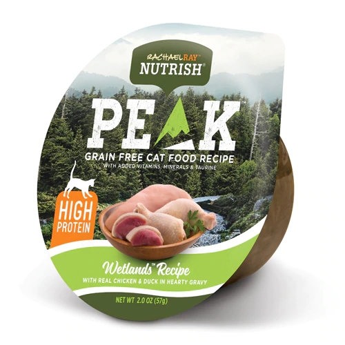 Comprar Rachael Ray Nutrish Peak Cat Food Coastal Range Recipe Chicken & Duck in Hearty Gravy -- 2 oz Each / Pack of 24