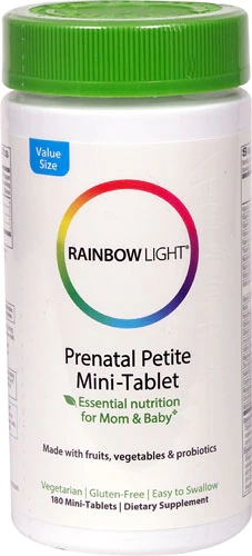 Rainbow Light Prenatal Petite Mini-Tablet Multivitamin -- 180 Mini Tablets