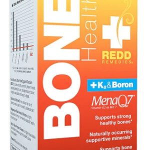 Redd Remedies Bone Health + K2 & Boron -- 120 Vegetarian Capsules