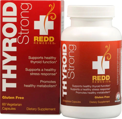 Redd Remedies Thyroid Strong -- 60 Vegetarian Capsules