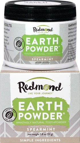 Comprar Redmond Earthpowder® Natural Toothpowder Unsweetened Spearmint -- 1.8 oz