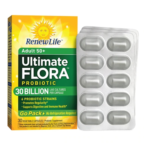 Comprar Renew Life Adult 50+ Probiotic Ultimate Flora™ Go Pack -- 30 billion - 30 Vegetable Capsules