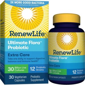 Comprar Renew Life Ultimate Flora™ Probiotic Extra Care -- 30 billion cells - 30 Vegetable Capsules