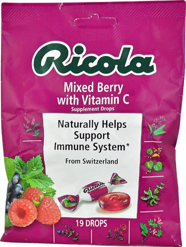 Comprar Ricola Vitamin C Supplement Drops Mixed Berry -- 19 Drops