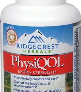 RidgeCrest Herbals PhysiQOL™ Natural Pain Relief -- 60 Vegan Capsules
