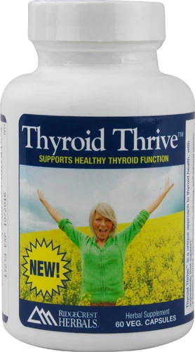 Comprar RidgeCrest Herbals Thyroid Thrive™ -- 60 Vegan Capsules