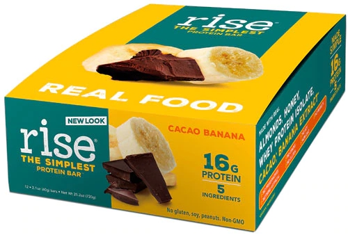 Comprar Rise Foods Whey Protein 16G Bar Gluten Free Cacao Banana -- 12 Bars