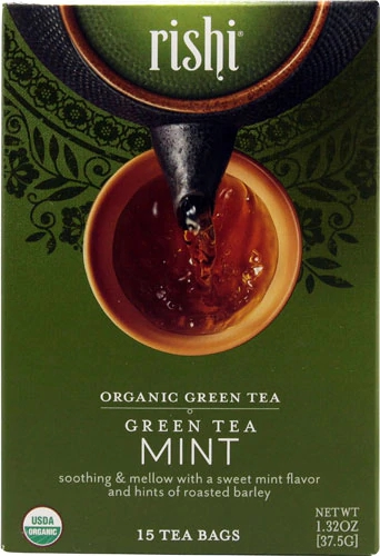 Comprar Rishi Tea Organic Green Tea Mint -- 15 Tea Bags