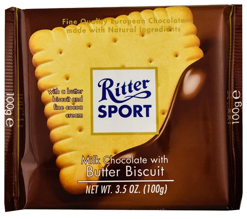 Comprar Ritter Sport Milk Chocolate with Butter Biscuit -- 3.5 oz