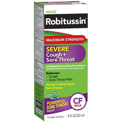Comprar Robitussin Severe Cough & Sore Throat -- 8 fl oz