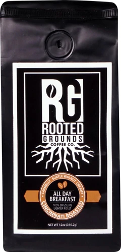 Rooted Grounds Ground Coffee All Day Breakfast -- 12 oz