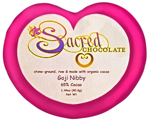 Comprar Sacred Chocolate Heart Bar Goji Nibby -- 1.44 oz