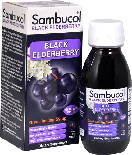 Sambucol Black Elderberry Immune System Support Original -- 4 fl oz