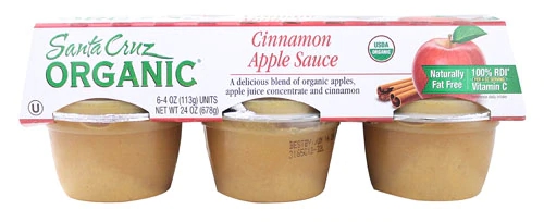 Comprar Santa Cruz Organic Applesauce Cinnamon -- 4 oz