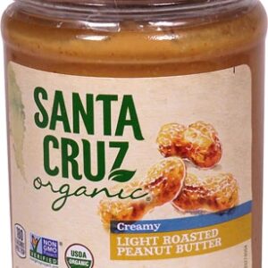 Santa Cruz Organic Peanut Butter Creamy Light Roasted -- 16 oz