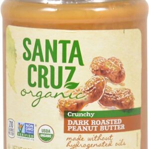 Comprar Santa Cruz Organic Peanut Butter Dark Roasted Crunchy -- 16 oz