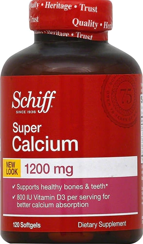 Comprar Schiff Super Calcium -- 1200 mg - 120 Softgels