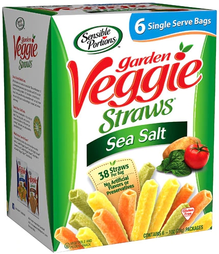 Comprar Sensible Portions Garden Veggie Straws® Sea Salt -- 6 Single Serve Bags