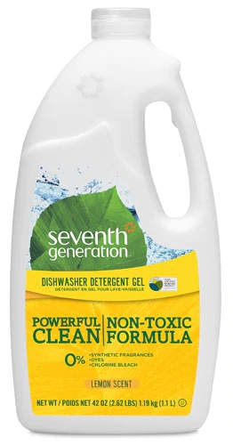 Seventh Generation Automatic Dishwashing Gel Lemon -- 42 fl oz
