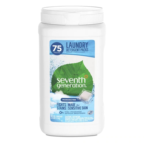 Comprar Seventh Generation Laundry Detergent Packs Fragrance Free -- 75 Pods