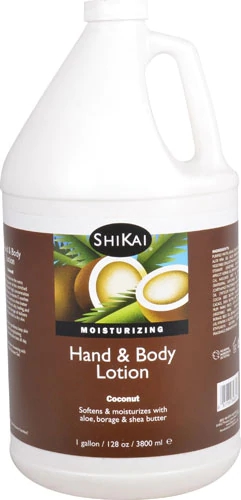 Shikai Moisturizing Hand & Body Lotion Coconut -- 1 Gallon