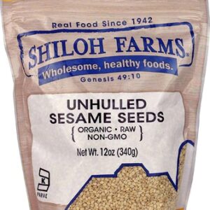 Shiloh Farms Organic Sesame Seeds Unhulled -- 12 oz