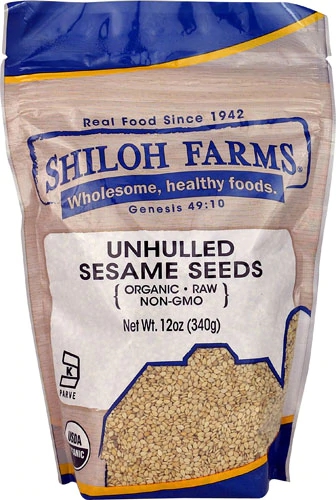 Shiloh Farms Organic Sesame Seeds Unhulled -- 12 oz