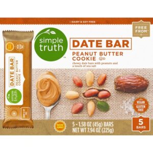 Simple Truth® Date Bar Peanut Butter Cookie -- 1.58 oz Each / Pack of 5