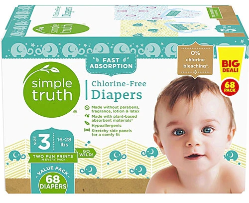 Comprar Simple Truth® Diapers Value Box Size 3 -- 68 Diapers
