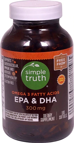 Simple Truth® EPA & DHA -- 300 mg - 100 Softgels