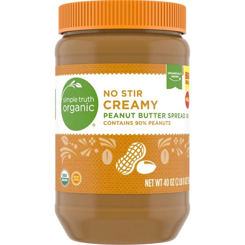 Comprar Simple Truth® No Stir Creamy Peanut Butter Spread -- 40 oz