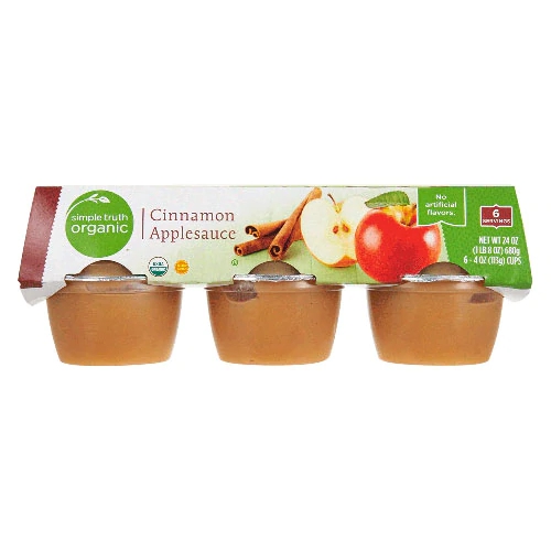 Comprar Simple Truth® Organic Apple Sauce Cinnamon -- 6 Cups