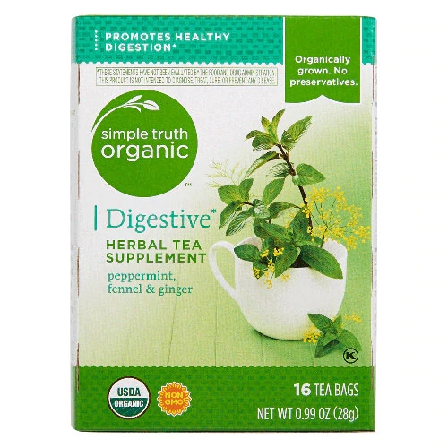 Comprar Simple Truth® Organic Digestive Herbal Tea Supplement Peppermint, fennel & ginger -- 16 Tea Bags