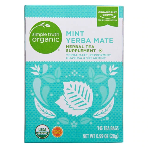 Comprar Simple Truth® Organic Herbal Tea Supplement Mint Yerba Mate -- 0.99 oz
