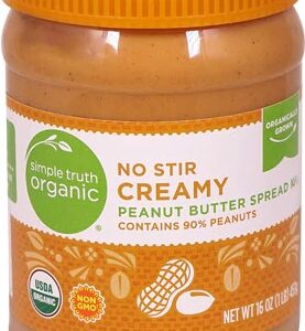 Simple Truth® Organic No Stir Creamy Peanut Butter Spread -- 16 oz