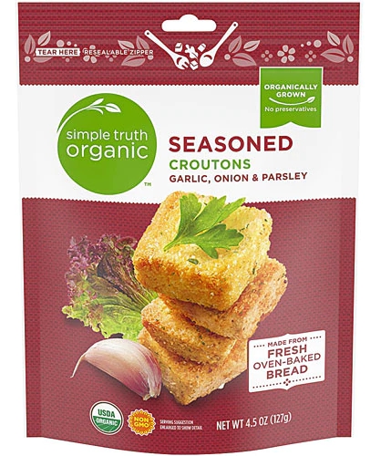 Comprar Simple Truth® Organic Seasoned Croutons Garlic Onion & Parsley -- 4.5 oz