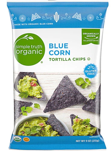 Comprar Simple Truth® Organic Tortilla Chips Blue Corn -- 9 oz