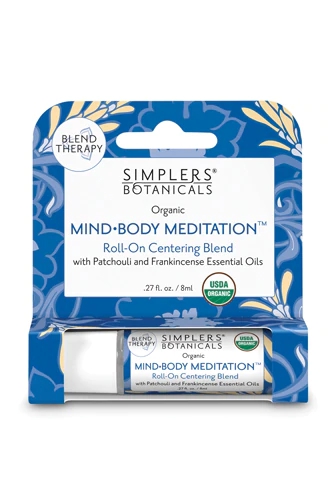 Comprar Simplers Botanicals Mind-Body Meditation Roll-On with Patchouli and Frankincense Essential Oils -- 27 fl oz