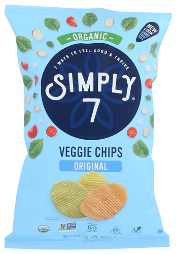 Comprar Simply 7 Organic Veggie Chips Gluten Free Original -- 4 oz