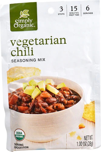Comprar Simply Organic Seasoning Mix Vegetarian Chili -- 1 oz