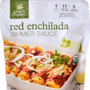 Simply Organic Simmer Sauce Red Enchilada -- 8 oz