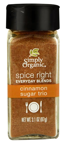 Comprar Simply Organic Spice Right Everyday Blends Cinnamon Sugar Trio -- 3.1 oz