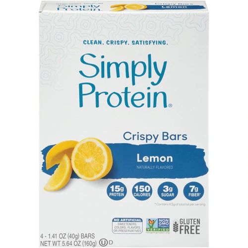 Comprar SimplyProtein Crispy Bars Lemon -- 4 Bars