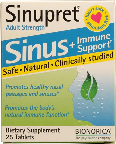 Comprar Sinupret Plus for Adults -- 25 Tablets