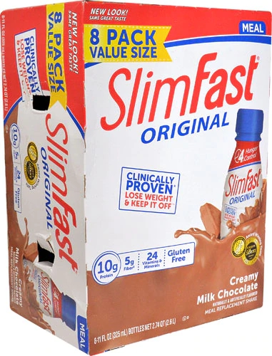 Comprar SlimFast Original RTD Meal Replacement Shake Creamy Milk Chocolate -- 8 Pack