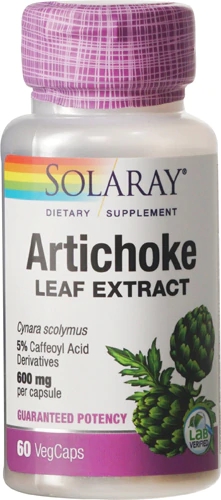 Solaray Artichoke Leaf Extract -- 600 mg - 60 VegCaps